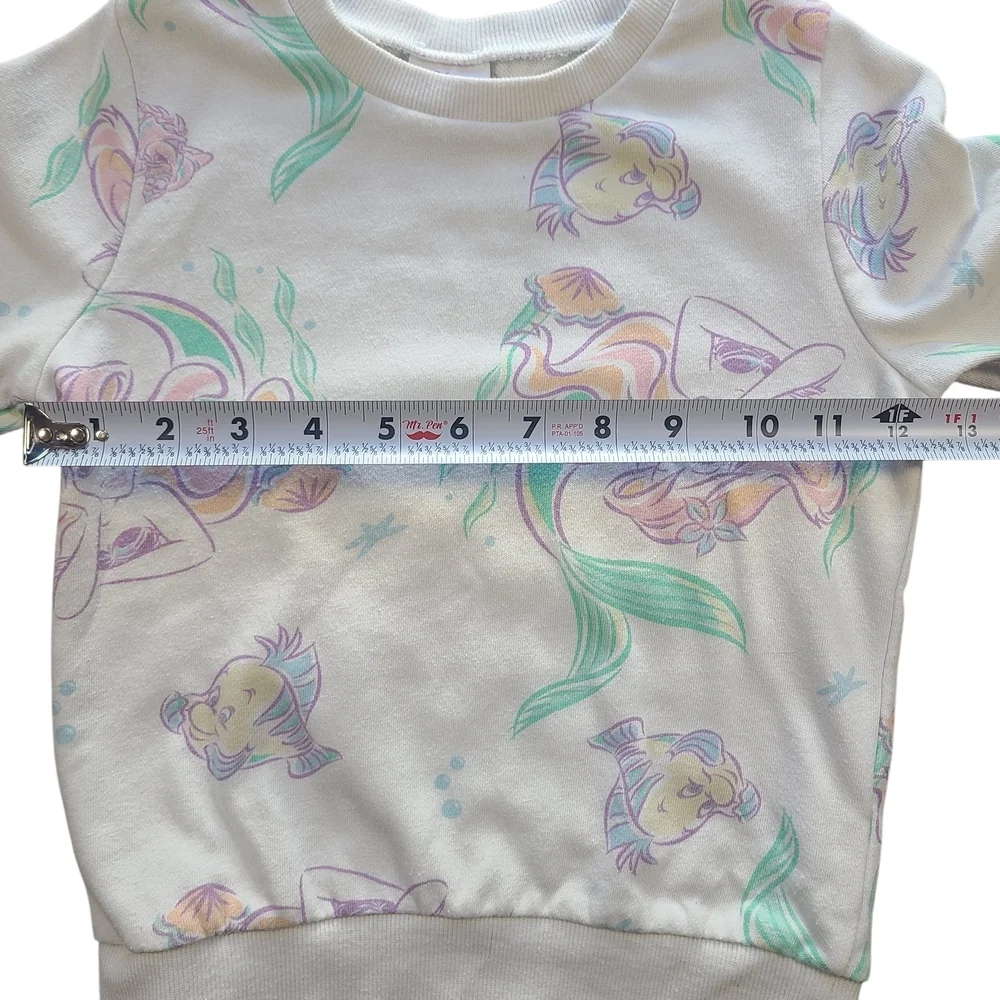 Disney Princess Little Mermaid Ariel Sweatshirt Girls 4T Pullover